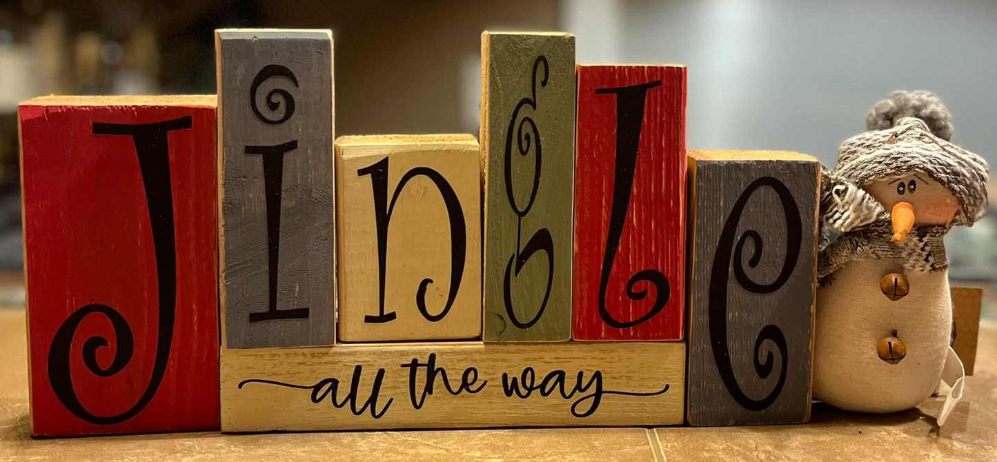 Thursday, Dec 4th - Jingle All the Way Wooden Block Set Workshop