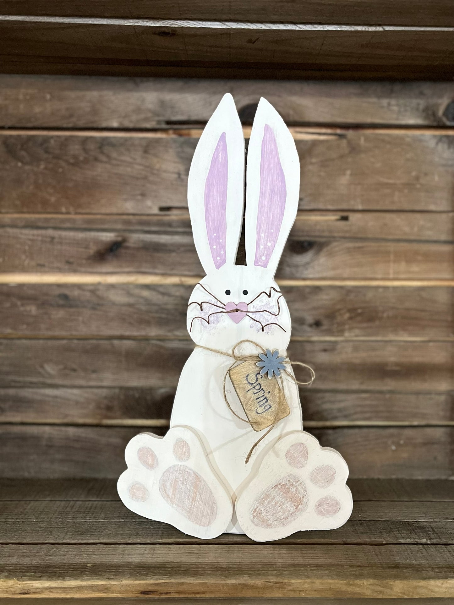 Spring Bunny Wood Craft Class