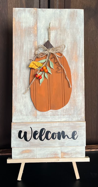 Thursday, Sept. 18th OR Sept. 25th - Welcome Sign  -  with three interchangeable seasonal accents